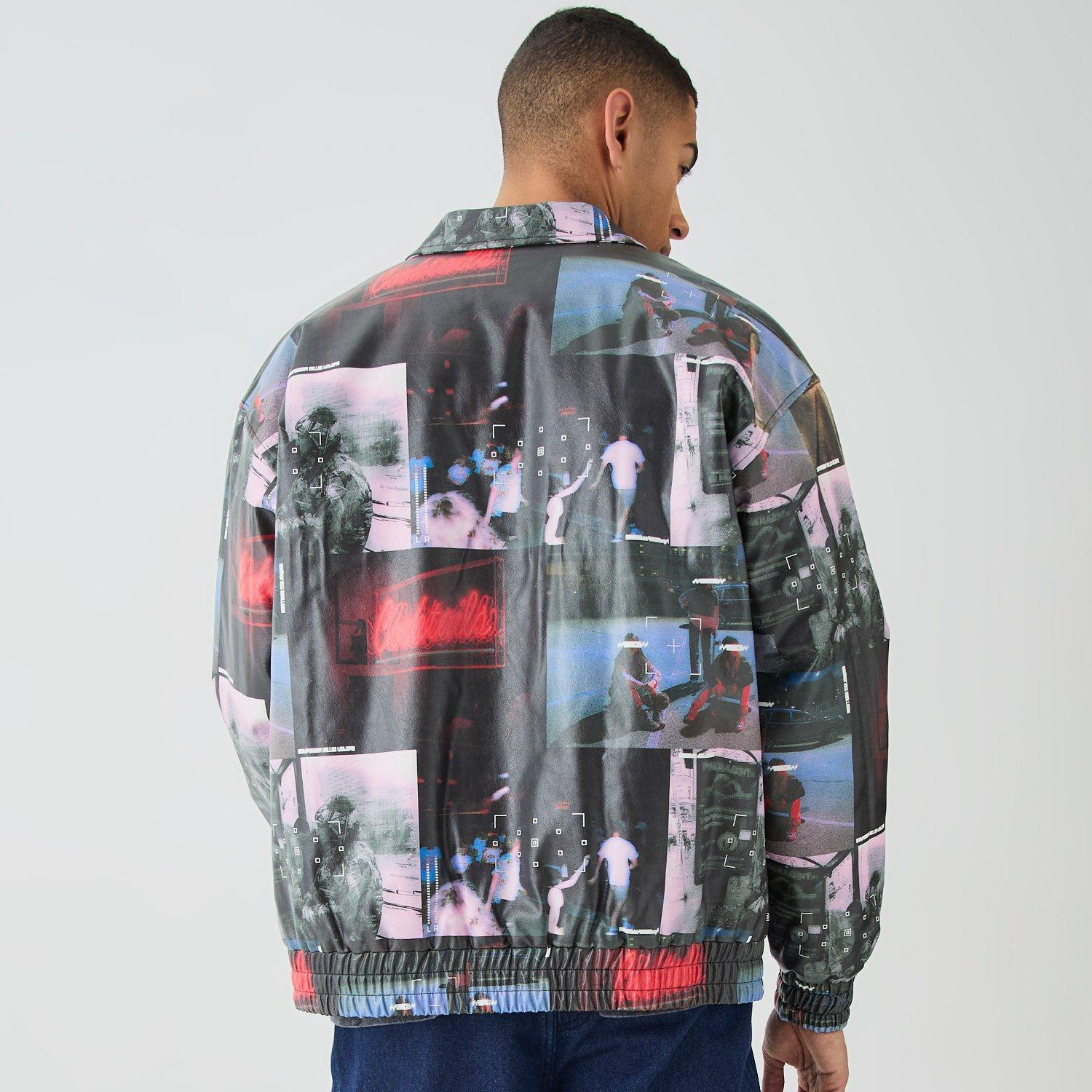 Bomber Fabric Jacket - Image 2