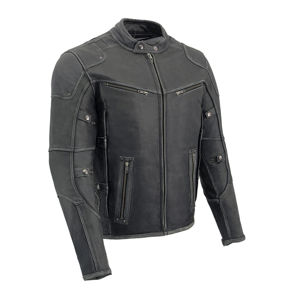 Semi Motorbike Leather Jackets